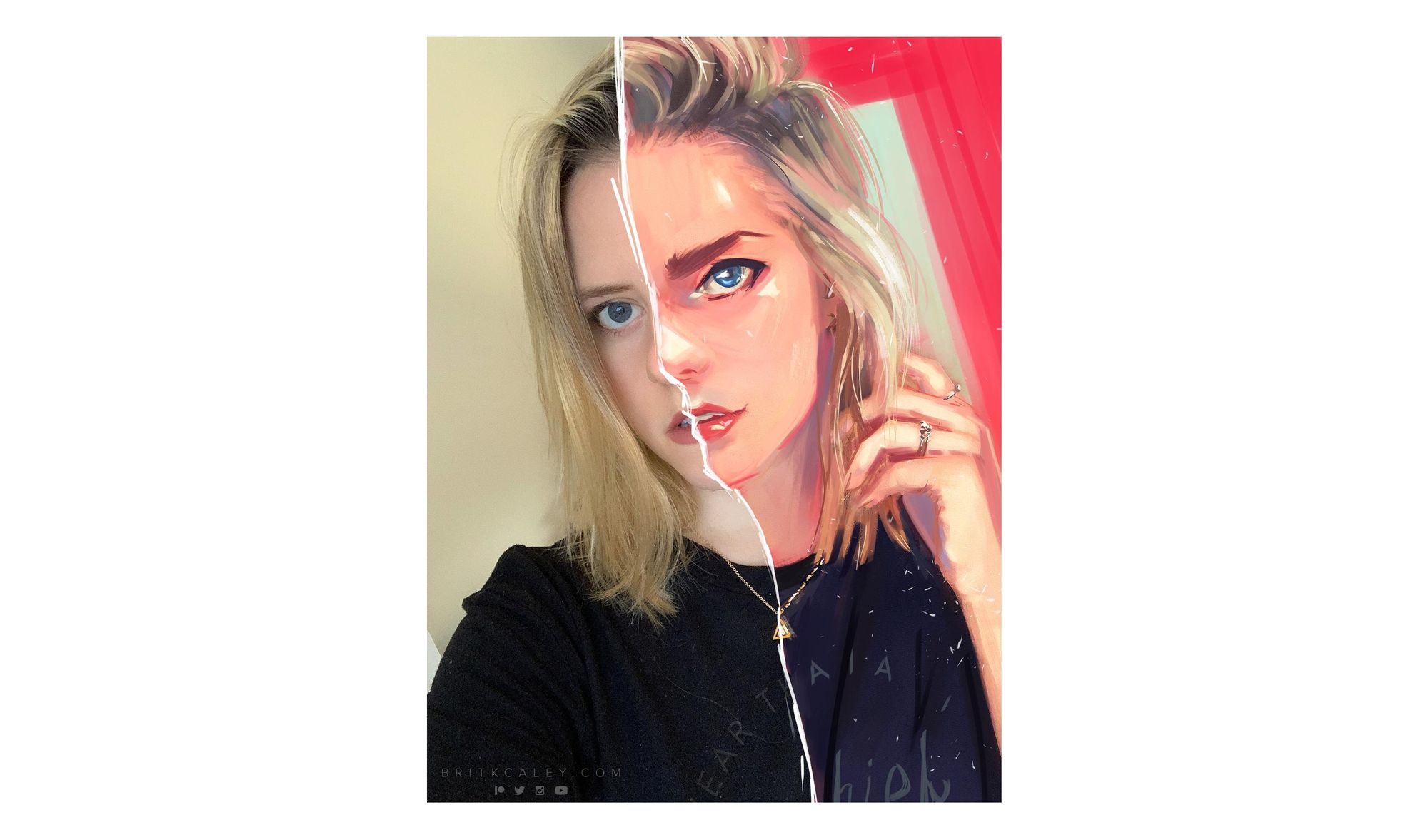 Digital Artist and Video Game Streamer - Brittney Caley